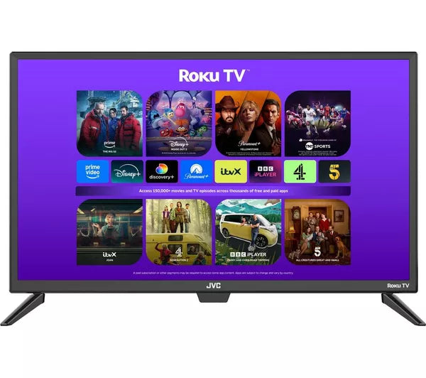 JVC LT-32CR230 Roku TV 81.3 cm (32") Smart HD Ready HDR LED TV