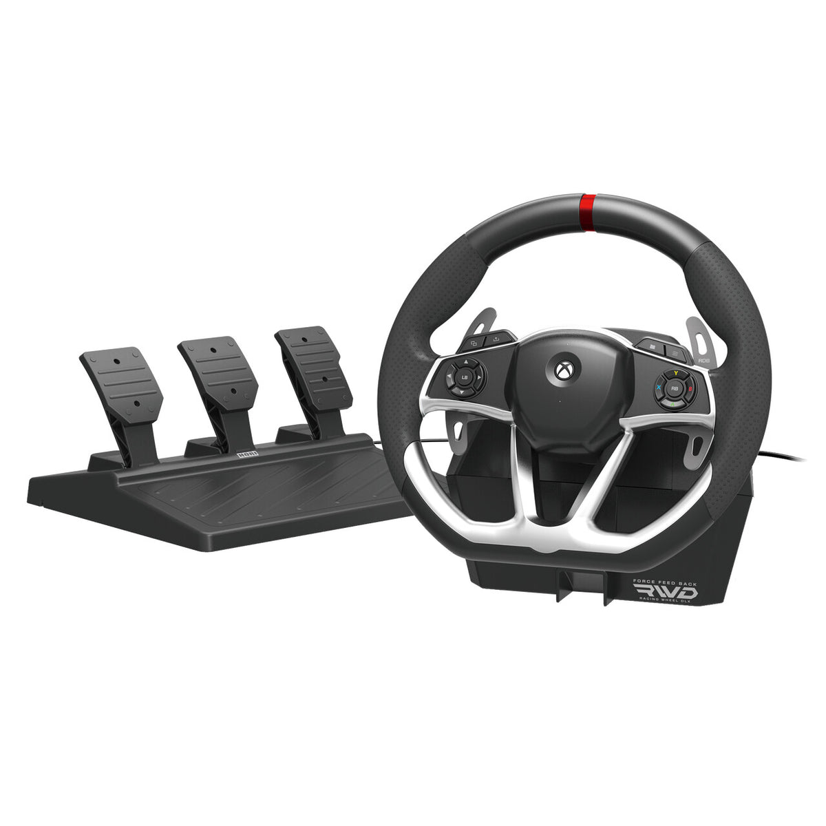 Hori Force Feedback Racing Wheel DLX - USB Steering wheel + Pedals for Xbox Series X|S