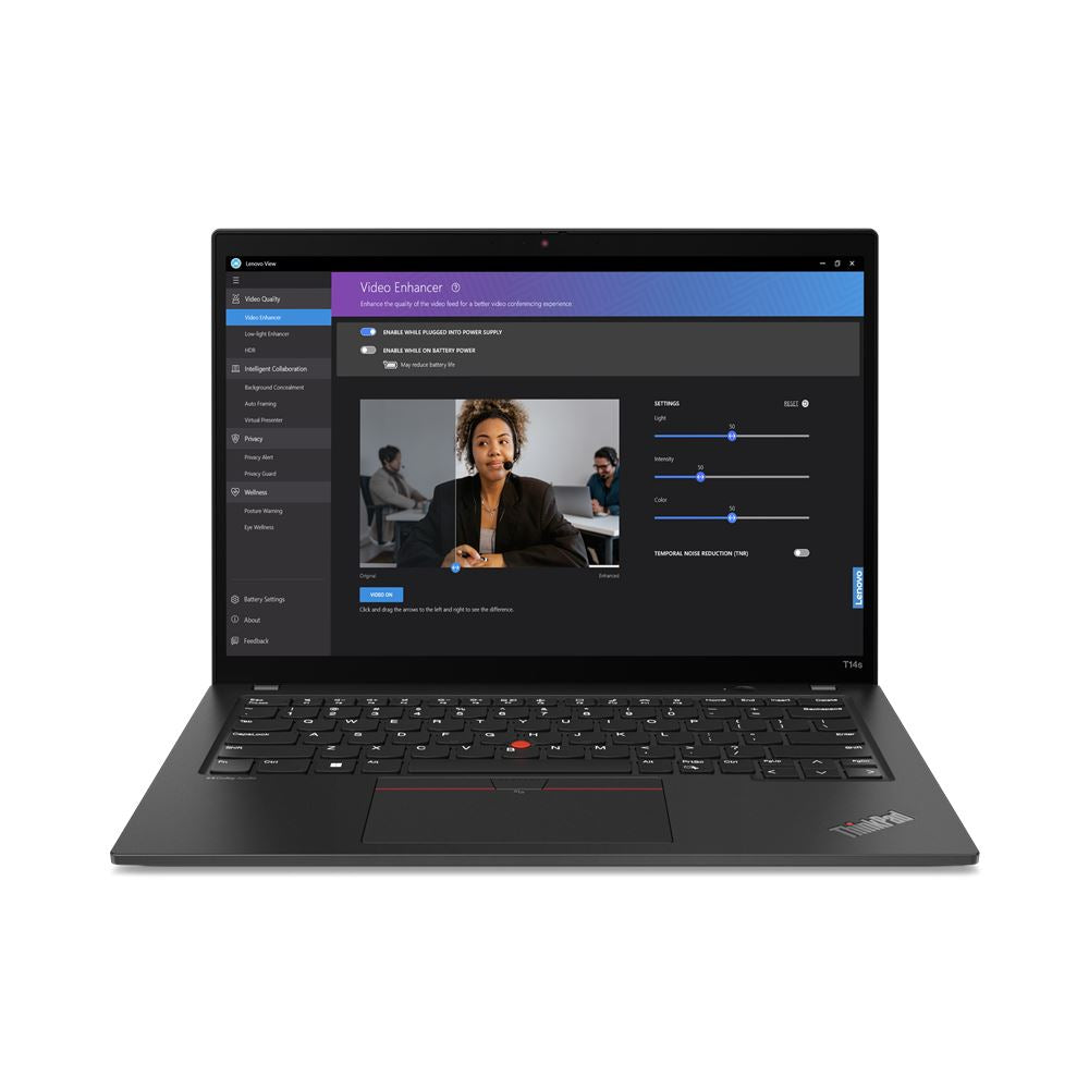 Lenovo ThinkPad T14s 14&quot; Laptop - Intel® Core i7-1355U - 16 GB LPDDR5x-SDRAM - 512 GB SSD - Windows 11 Pro - Black