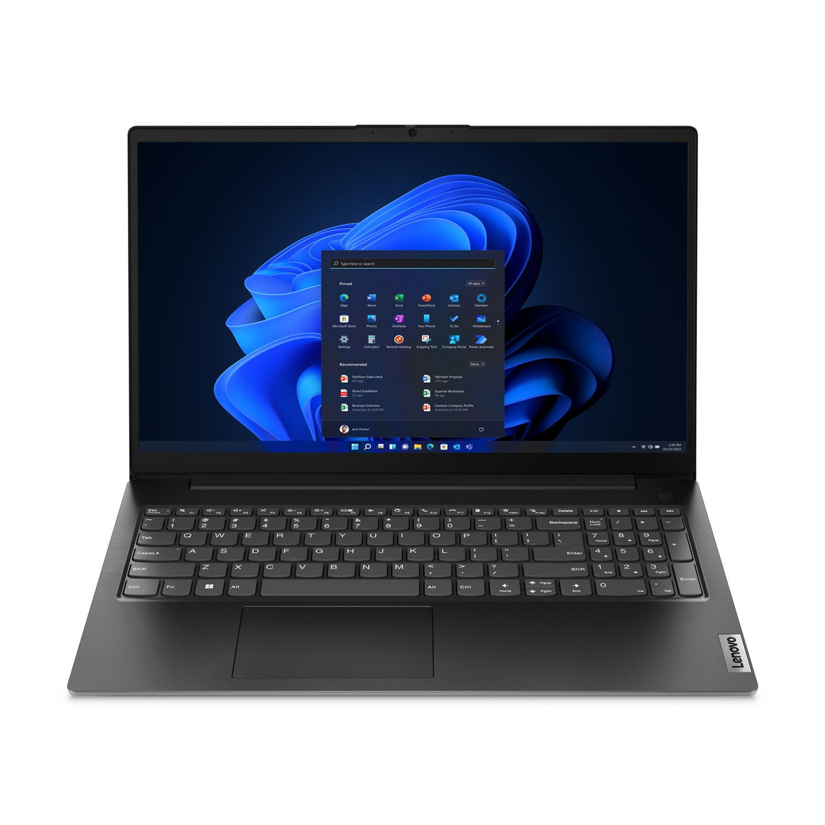 Lenovo V15 G4 AMN AMD Ryzen™ 5 7520U Laptop 39.6 cm (15.6") Full HD 8 GB LPDDR5-SDRAM 512 GB SSD Wi-Fi 5 (802.11ac) Windows 11 Pro UK English Black