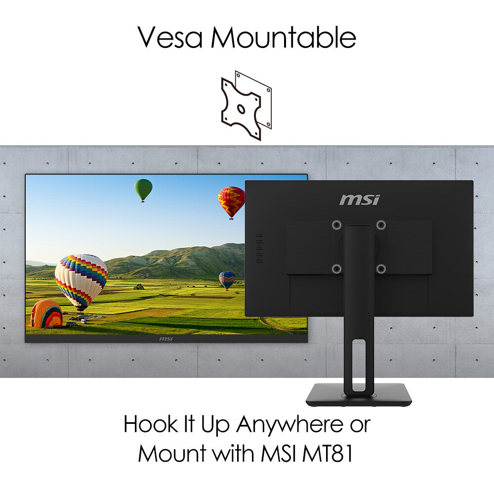 MSI Pro MP271P - 68.6cm (27&quot;) - 1920 x 1080 pixels FHD LED Monitor