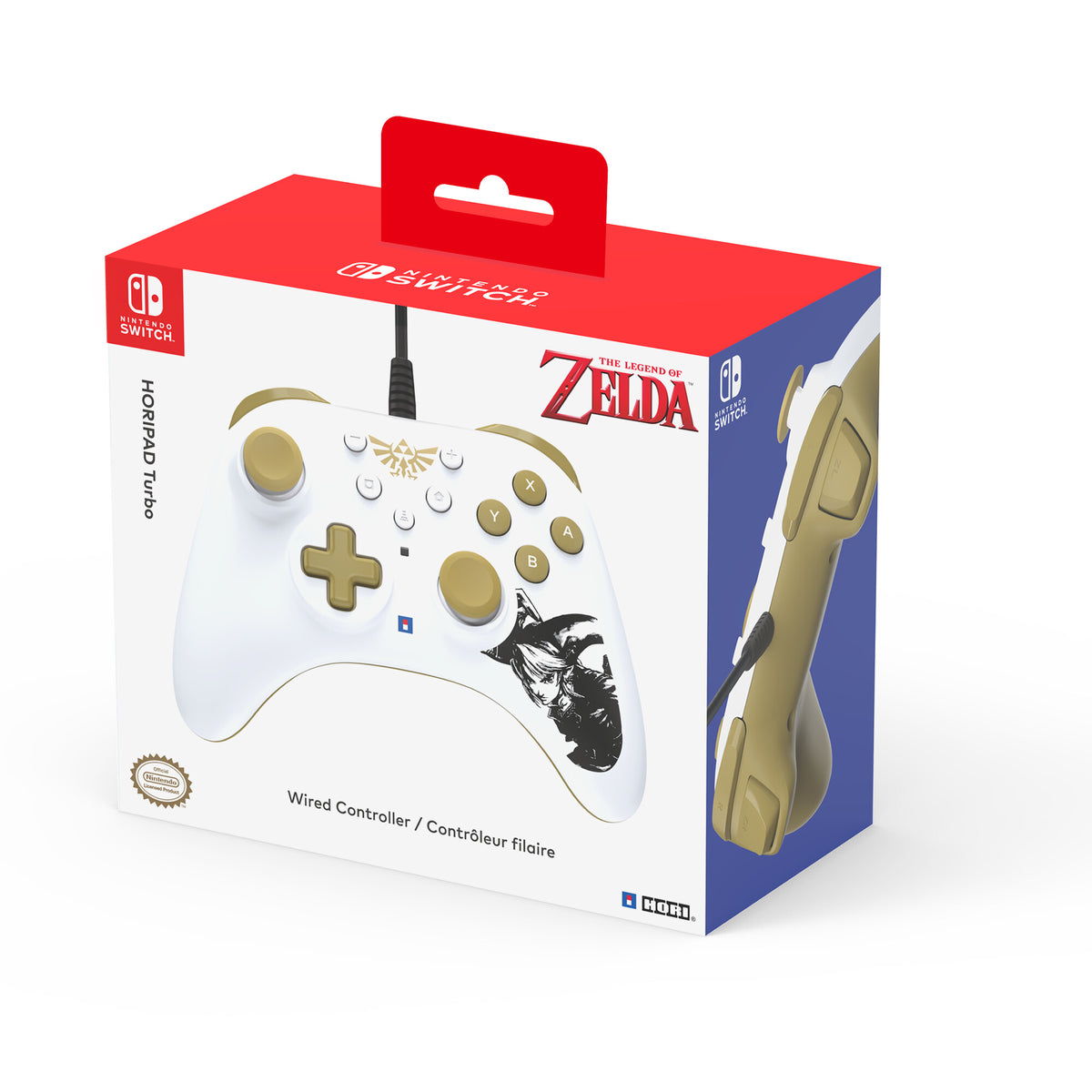 Hori HORIPAD Turbo - Wired Gamepad for Nintendo Switch - Zelda