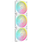 Corsair iCUE LINK LX120 RGB - Computer Case Fan in White - 120mm (Pack of 3)