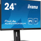 iiyama ProLite XUB2490HSUH-B1 - 60.5 cm (23.8") - 1920 x 1080 pixels Full HD LED Monitor