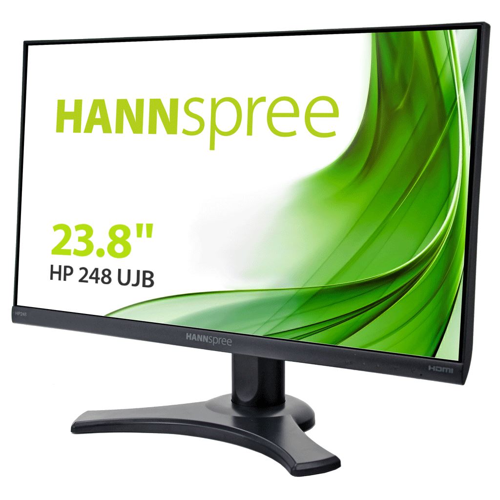 Hannspree HP248UJB Computer Monitor 60.5 cm (23.8&quot;) 1920 x 1080 pixels Full HD LED Black