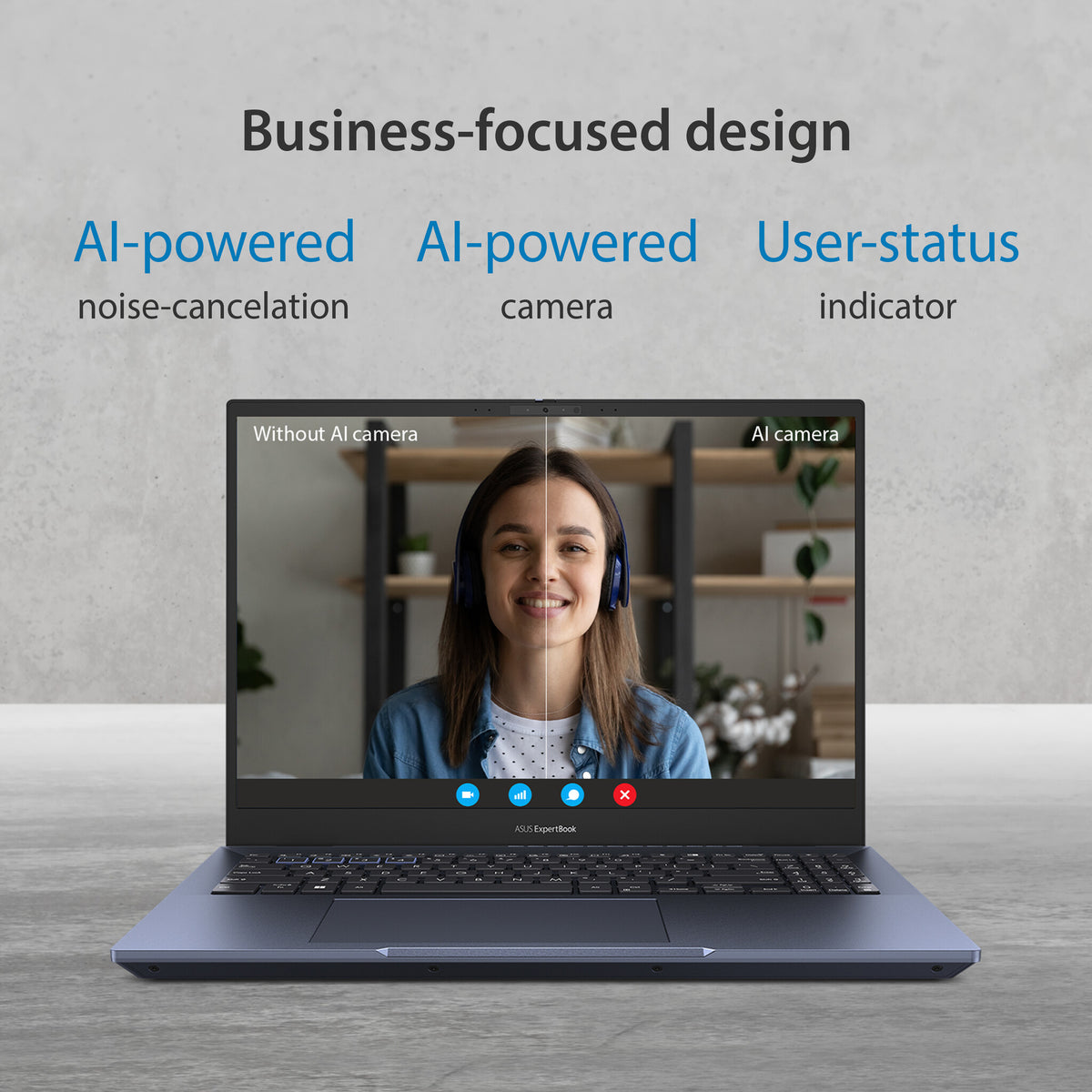 ASUS ExpertBook B5 OLED Laptop - 40.6 cm (16") - Intel® Core™ i5-1240P - 8 GB DDR5-SDRAM - 256 GB SSD - Wi-Fi 6E - Windows 11 Pro - Black