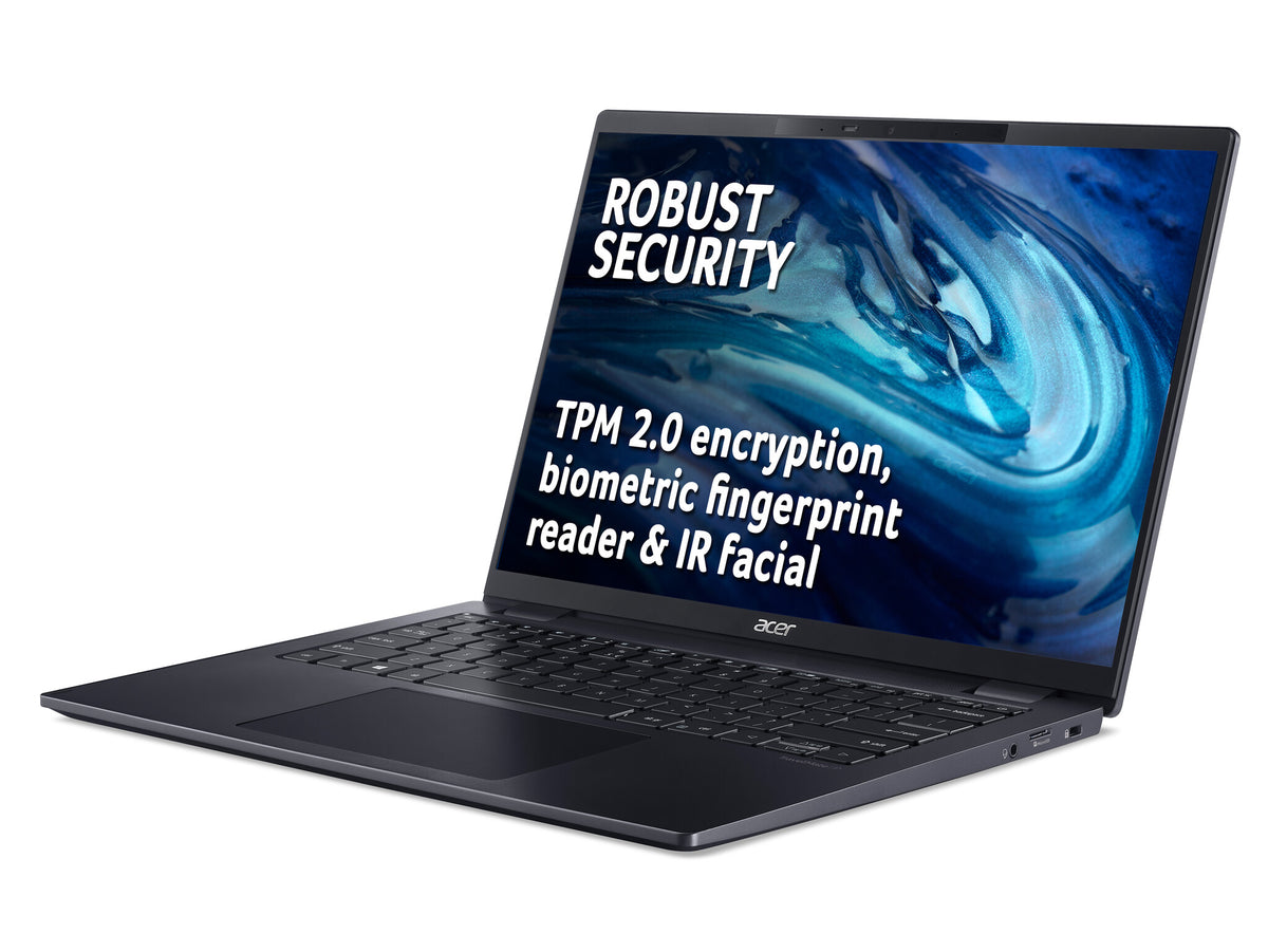 Acer TravelMate P6 Laptop - 35.6 cm (14&quot;) - Intel® Core™ i7-1165G7 - 16 GB LPDDR4x-SDRAM - 512 GB SSD - Wi-Fi 6 - Windows 11 Pro - Black