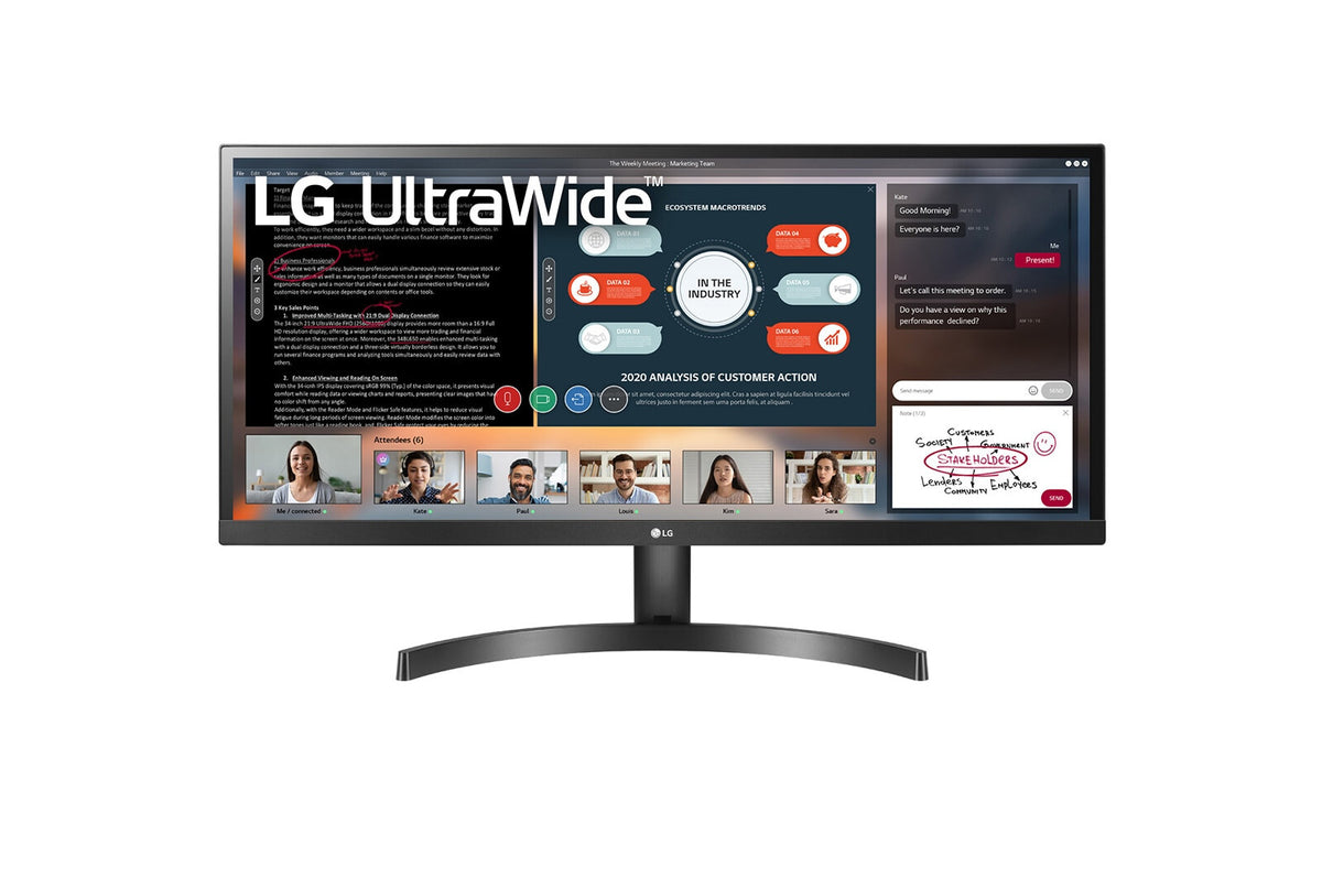LG 29WL50S-B - 73.7 cm (29") - 2560 x 1080 pixels UltraWide FHD LED Monitor