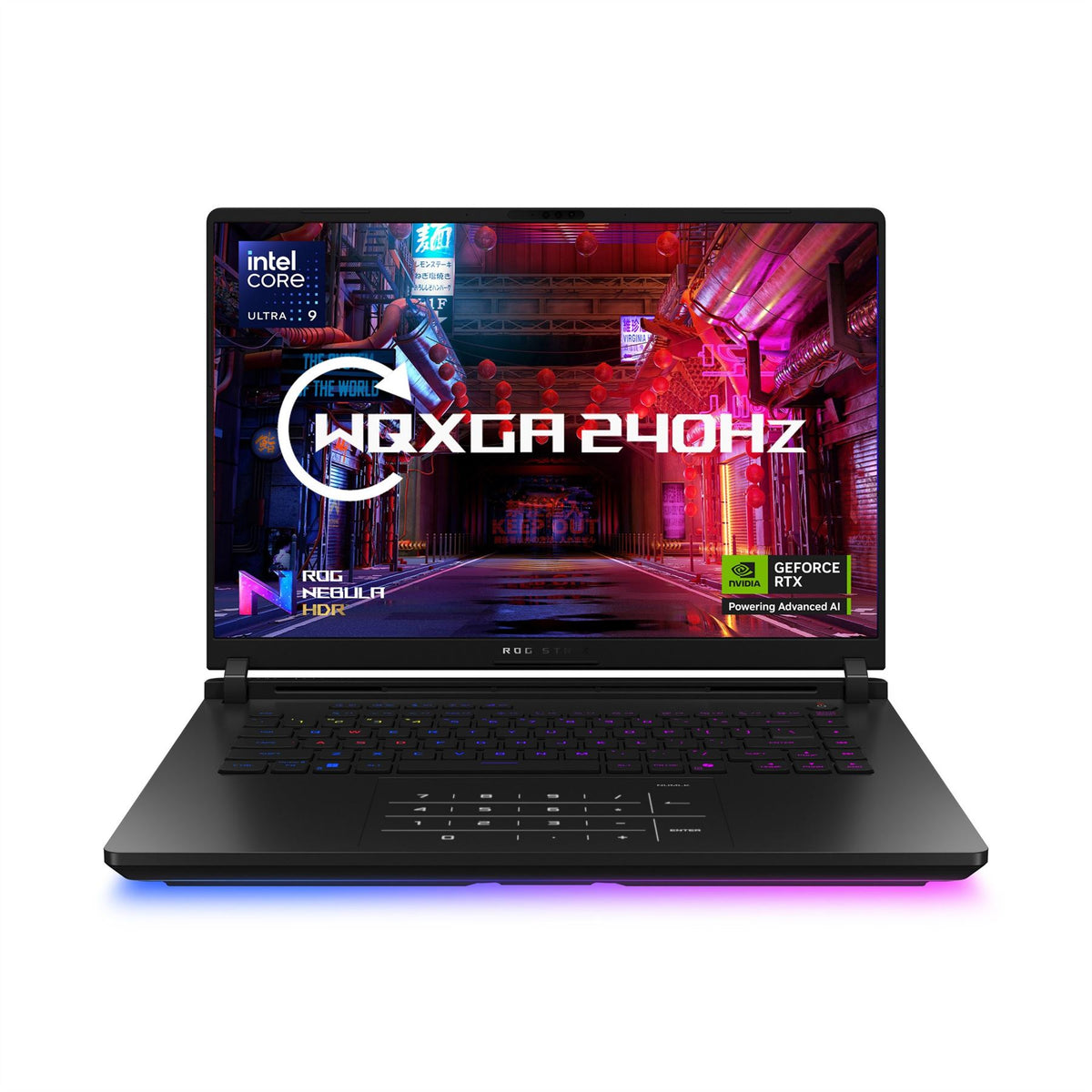 ASUS ROG Strix SCAR 16 G635LX-RW019W Intel Core Ultra 9 275HX Laptop 40.6 cm (16&quot;) WQXGA 64 GB DDR5-SDRAM 2 TB SSD NVIDIA GeForce RTX 5090 Wi-Fi 7 (802.11be) Windows 11 Home Black