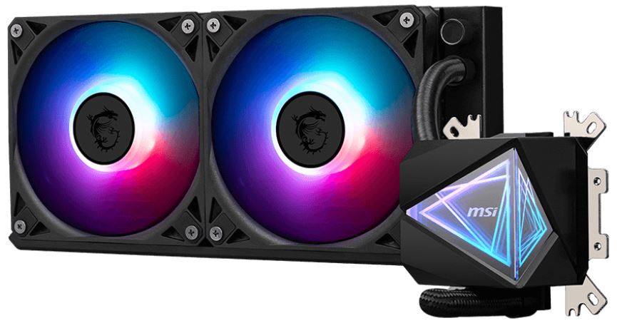 MSI MAG Coreliquid I240 Computer case All-in-one liquid cooler 12 cm Black 1 pc(s)