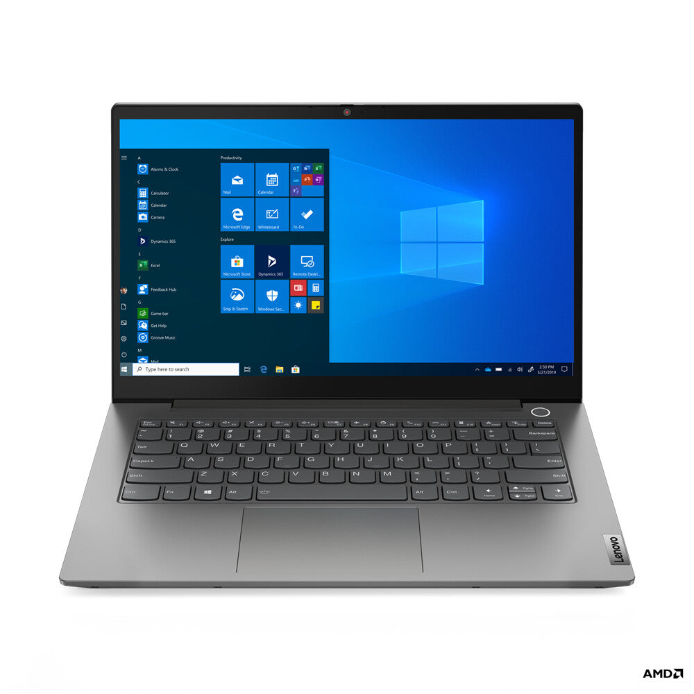 Lenovo ThinkBook 14 G3 Laptop - 35.6 cm (14") -AMD Ryzen™ 5 5500U - 8 GB DDR4-SDRAM - 256 GB SSD - Wi-Fi 6 - Windows 10 Pro - Grey