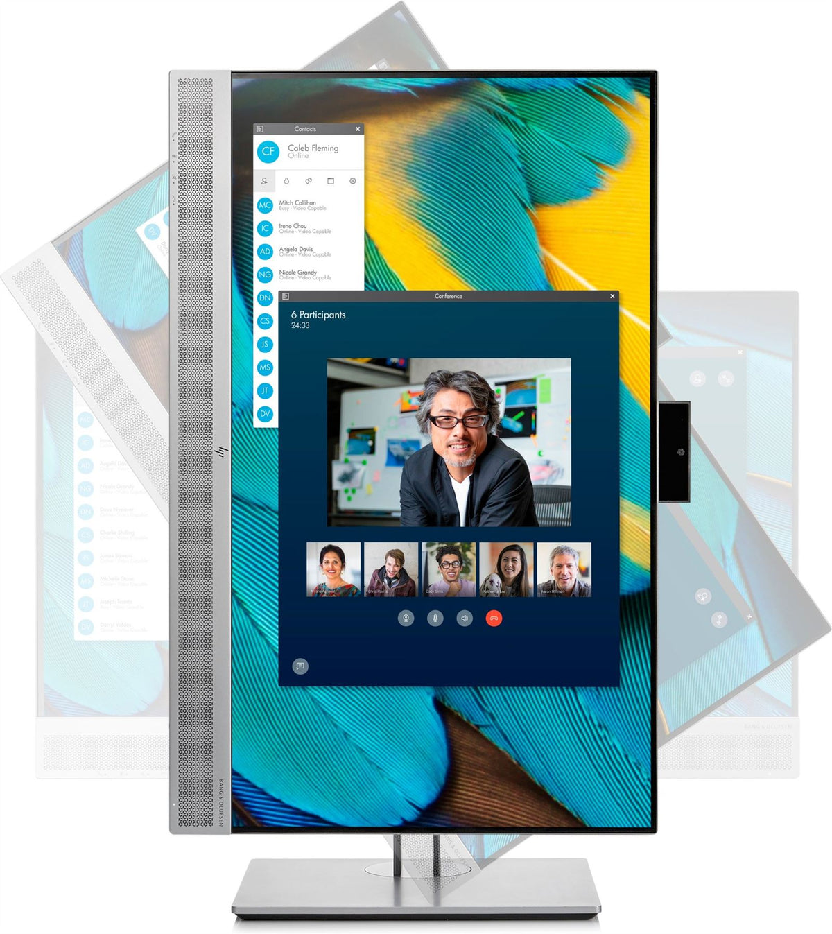 HP EliteDisplay E243m 60.5 cm (23.8") 1920 x 1080 pixels Full HD LED Black, Silver Monitor