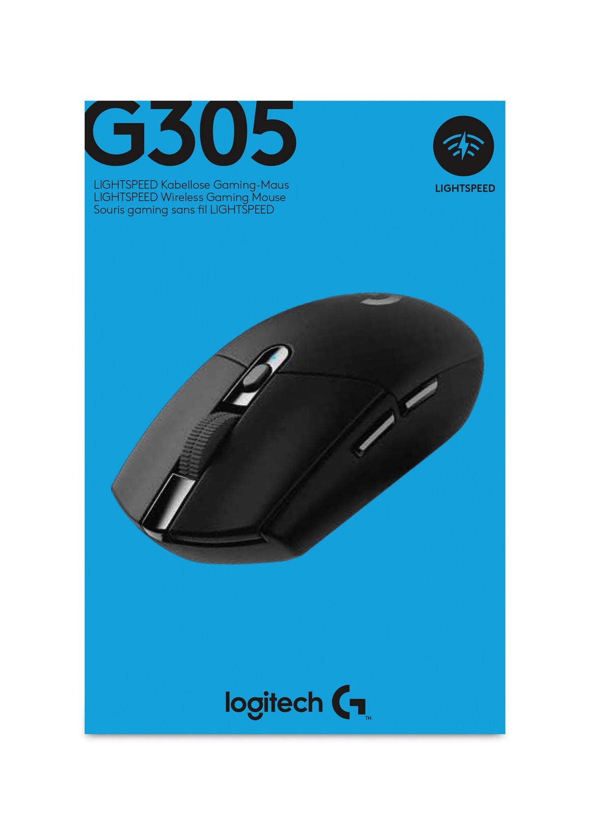 Logitech G - G305 LIGHTSPEED Wireless Gaming Mouse in Black - 12,000 DPI
