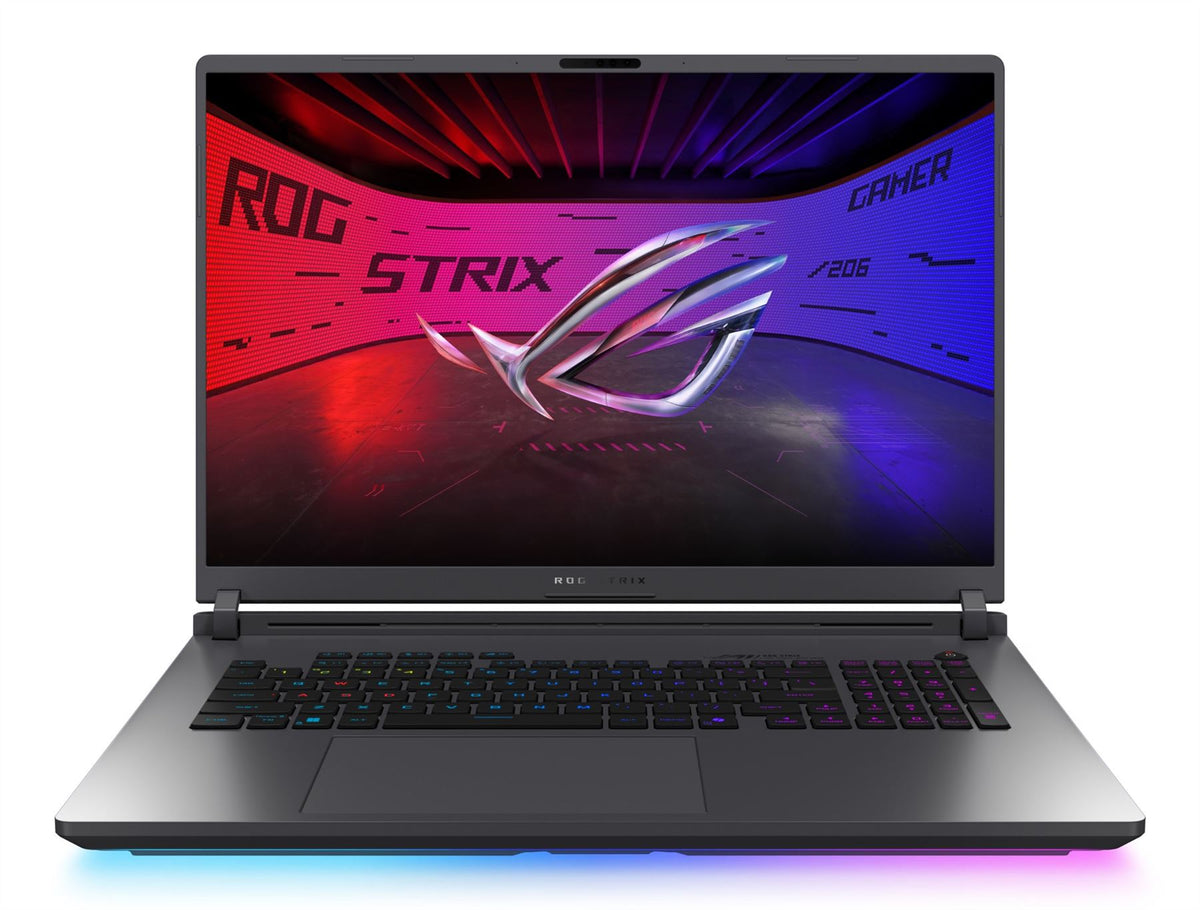 ASUS ROG Strix G18 Laptop - 45.7 cm (18") - Intel Core Ultra 9 275HX - 16 GB DDR5-SDRAM - 1 TB SSD - NVIDIA GeForce RTX 5070 - Wi-Fi 7 - Windows 11 Home - Eclipse Grey
