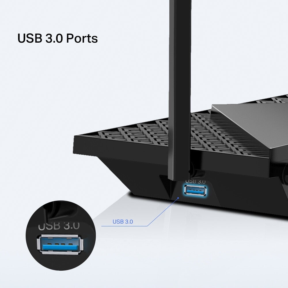 TP-Link Archer AX5400 - Multi-Gigabit Ethernet Dual-band (2.4 GHz / 5 GHz) WiFi 6 Router