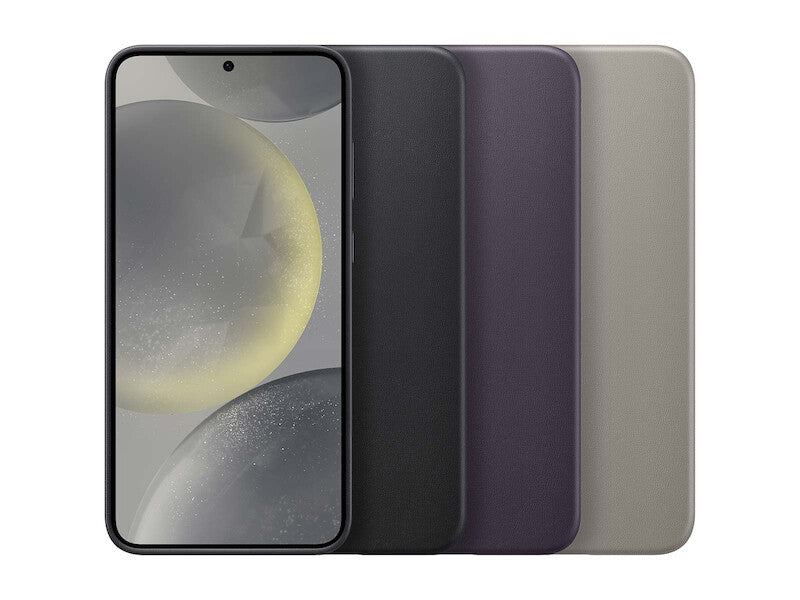 Samsung Vegan Leather Case for Galaxy S24 Plus in Violet