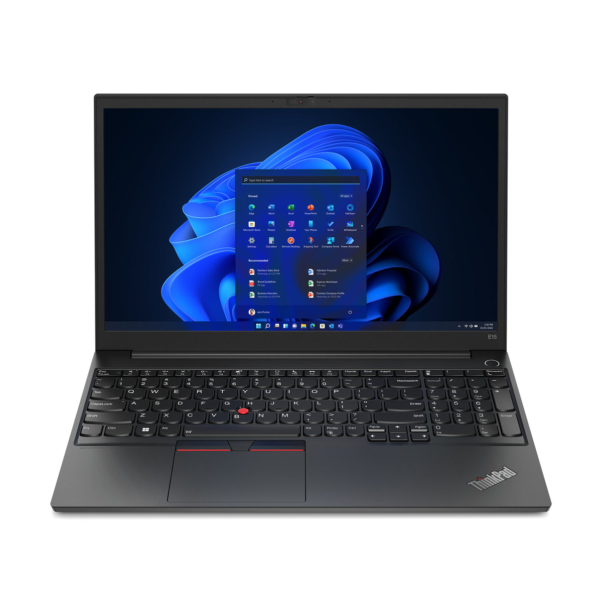 Lenovo ThinkPad E15 Gen 4 Laptop - 39.6 cm (15.6") - Intel® Core™ i5-1235U - 8 GB DDR4-SDRAM - 256 GB SSD - Wi-Fi 6 - Windows 11 Pro - Black