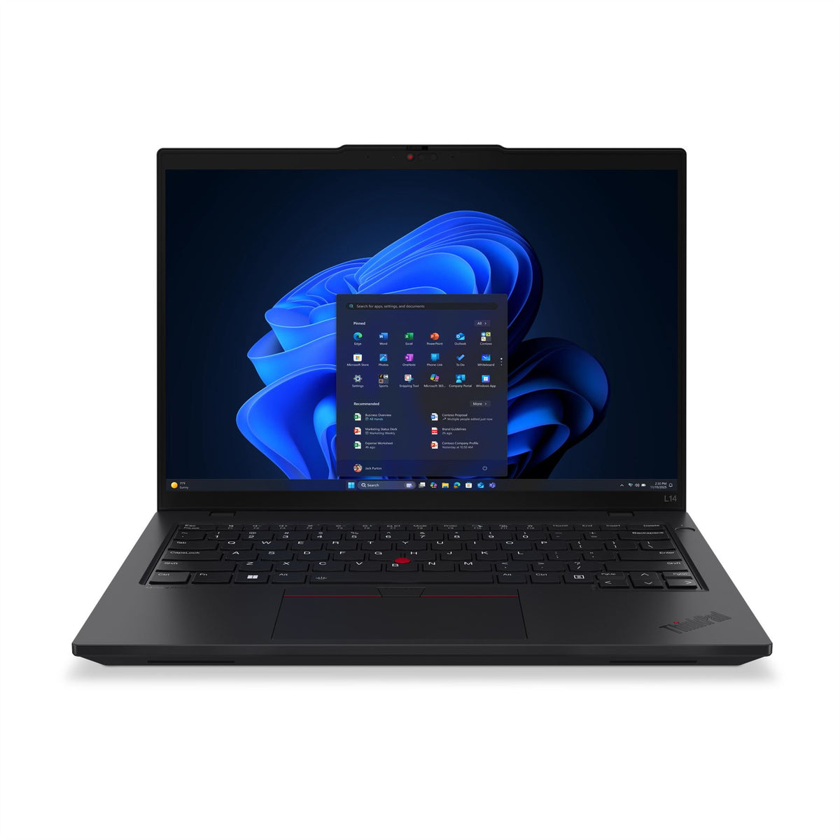 Lenovo ThinkPad L14 Gen 6 (Intel) Intel Core Ultra 5 225U Laptop 35.6 cm (14") WUXGA 16 GB DDR5-SDRAM 512 GB SSD Wi-Fi 6E (802.11ax) Windows 11 Pro UK English Black