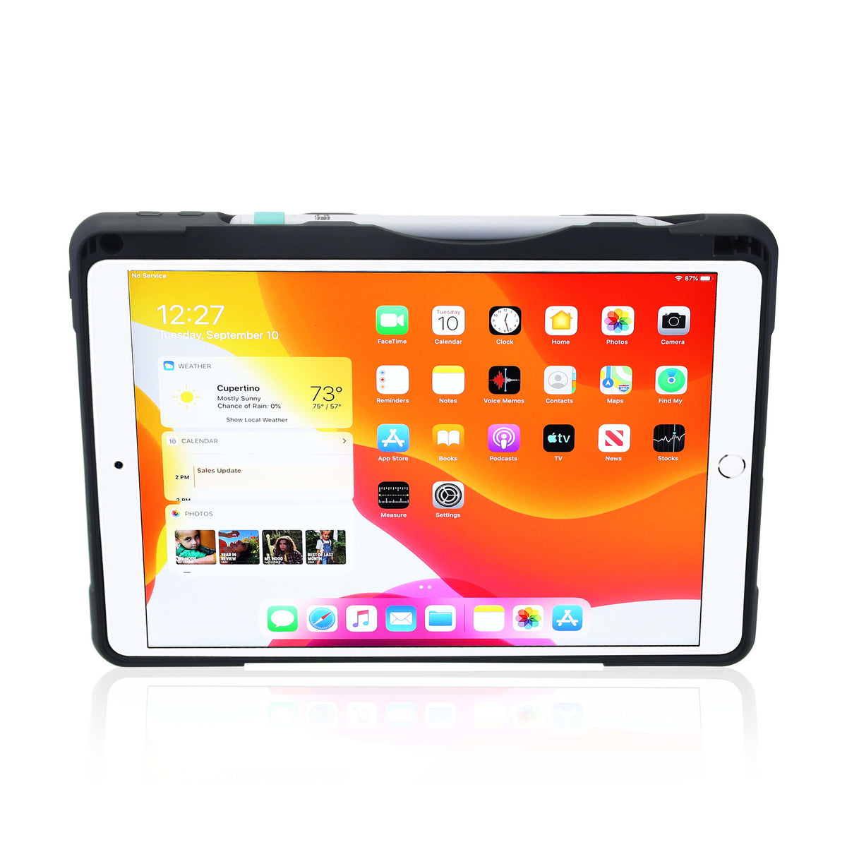 DEQSTER Rugged Case #RQ1 (2021) for 10.2" iPad in Green