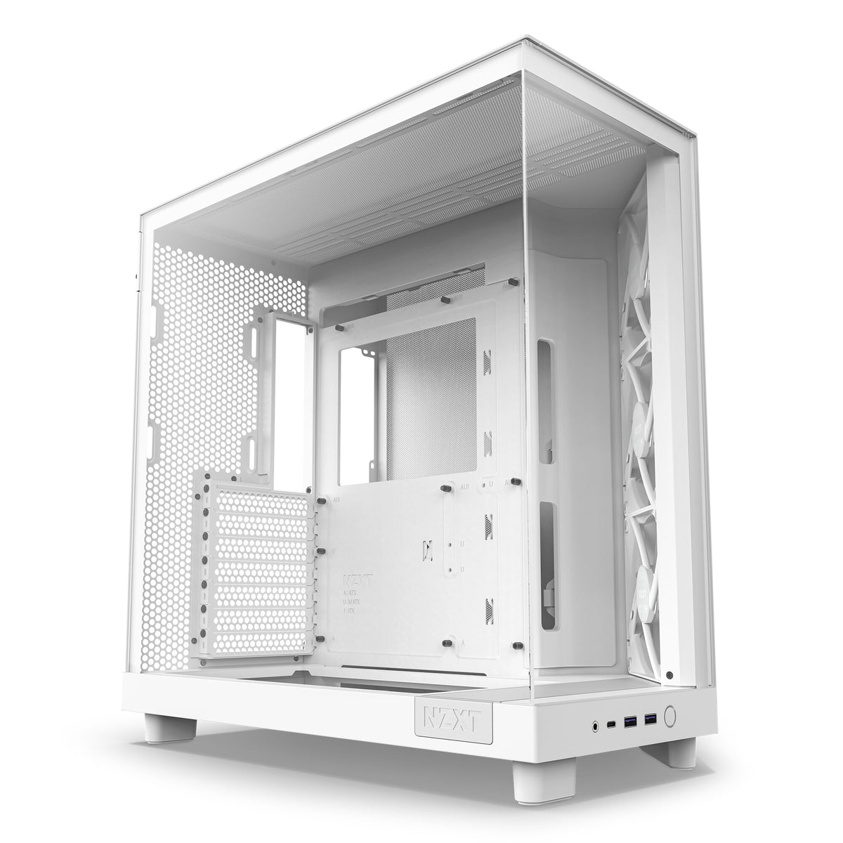 NZXT H6 Flow RGB - ATX Mid Tower Case in White