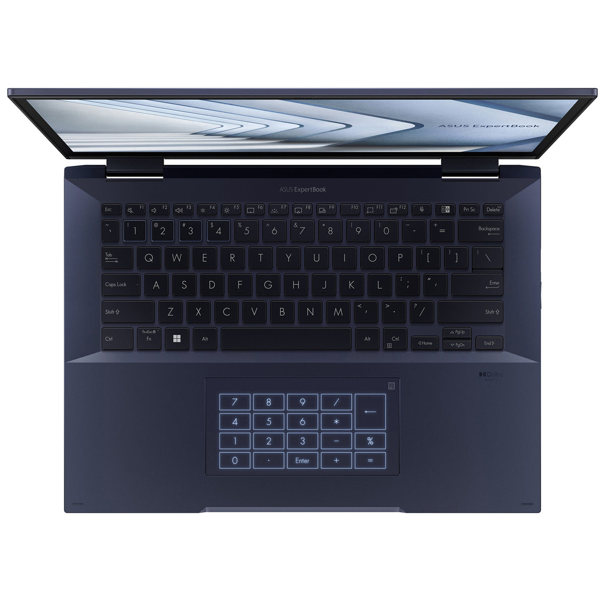 ASUS ExpertBook Hybrid (2-in-1) - 35.6 cm (14") - Touchscreen - Intel® Core™ i7-1195G7 - 16 GB DDR4-SDRAM - 512 GB SSD - Wi-Fi 6 - Windows 11 Pro - Black