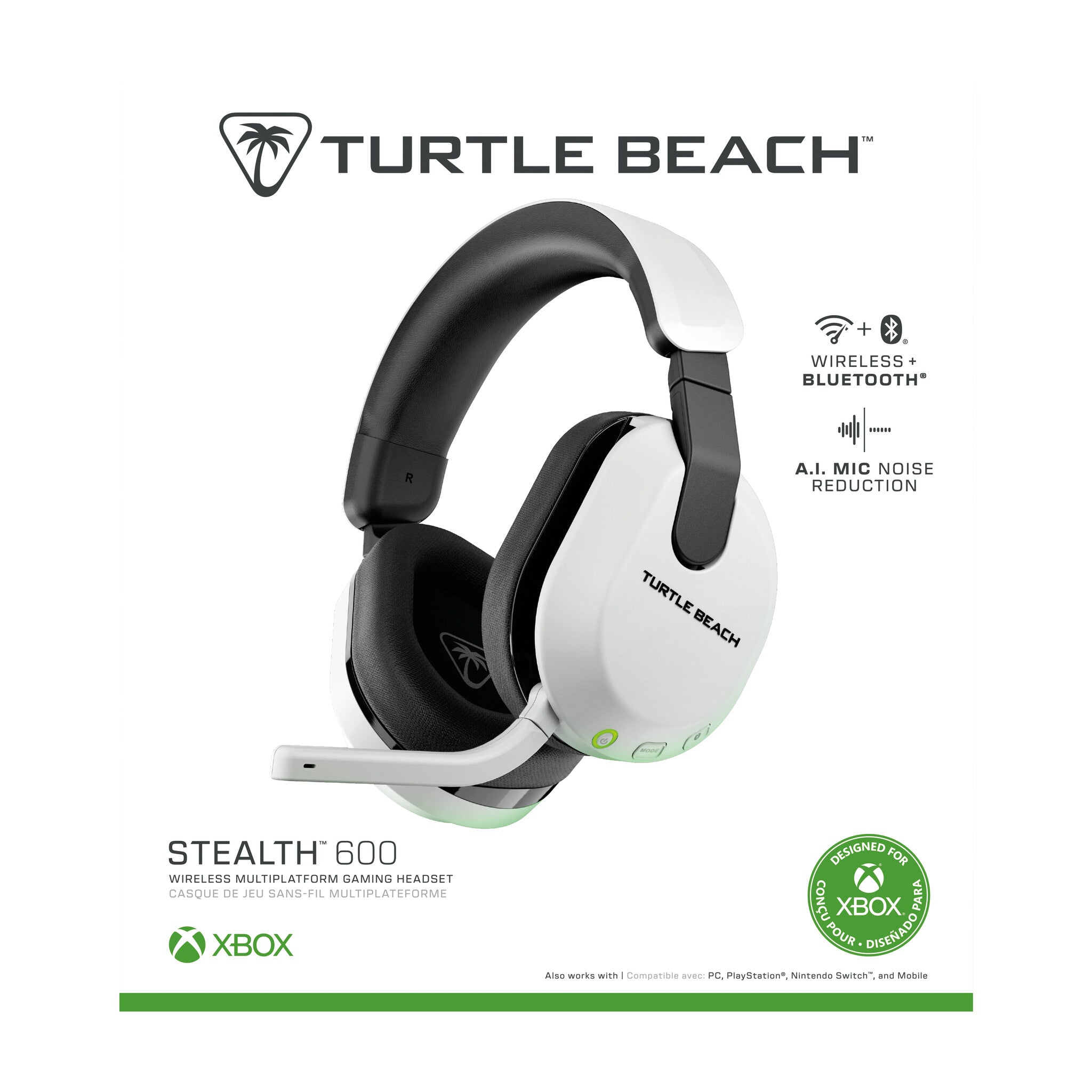 Mic Turtle Beach Headset Static Noise Wireless Headset Mic Noise