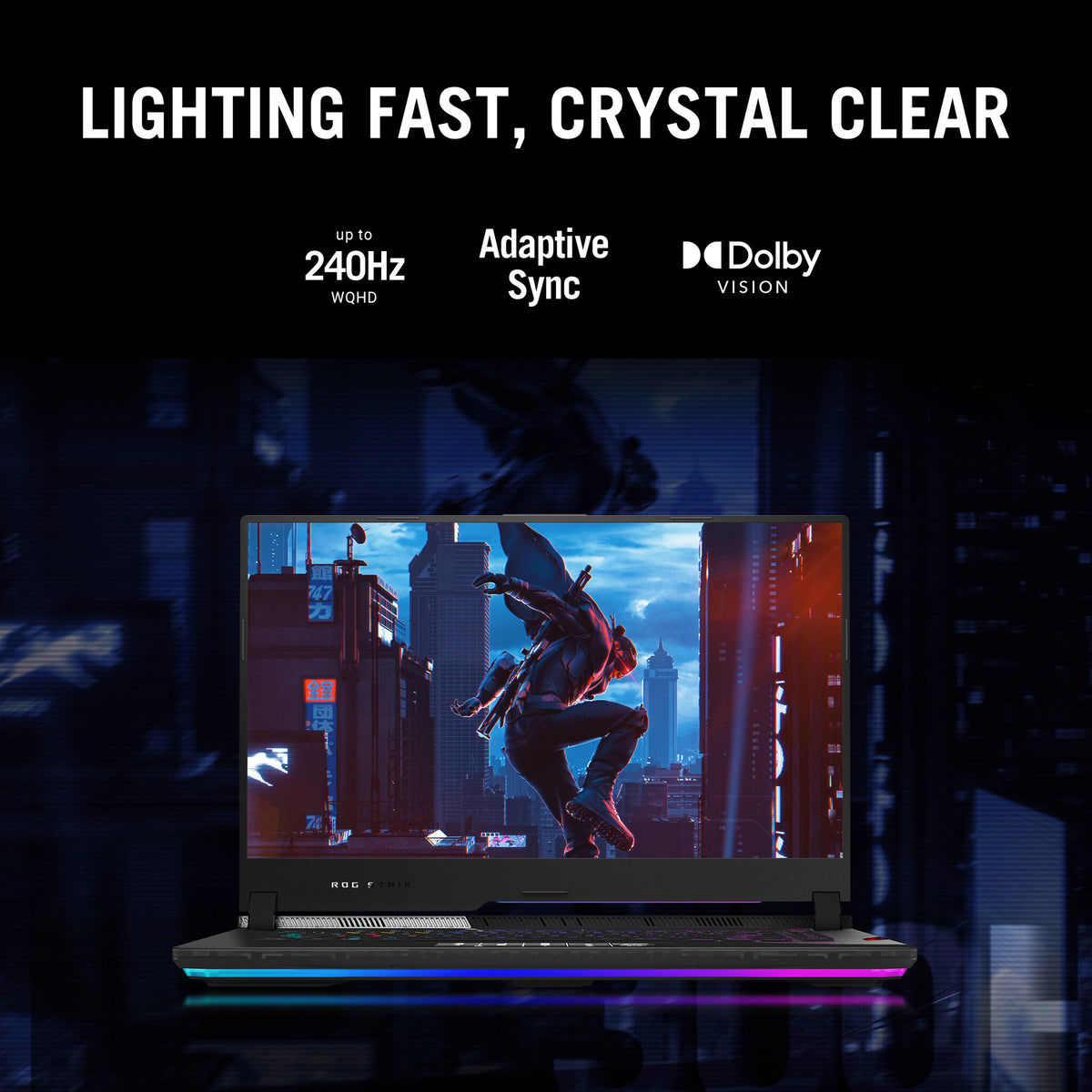 ASUS ROG Strix SCAR 15 Gaming Laptop - Wide Quad HD - 39.6 cm (15.6") - Intel® Core™ i9-12900H - 16 GB DDR5-SDRAM - 2 TB SSD - NVIDIA GeForce RTX 3070 Ti - Wi-Fi 6E - Windows 11 Home - Black