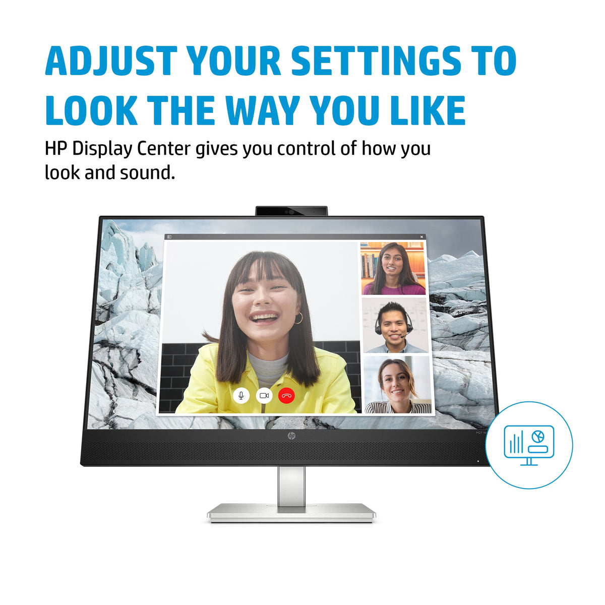HP E-Series E27m G4 - 68.6 cm (27") 2560 x 1440p Quad HD Monitor