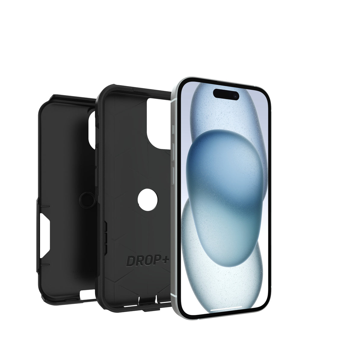 OtterBox Commuter Series for iPhone 15 / 14 / 13 in Black