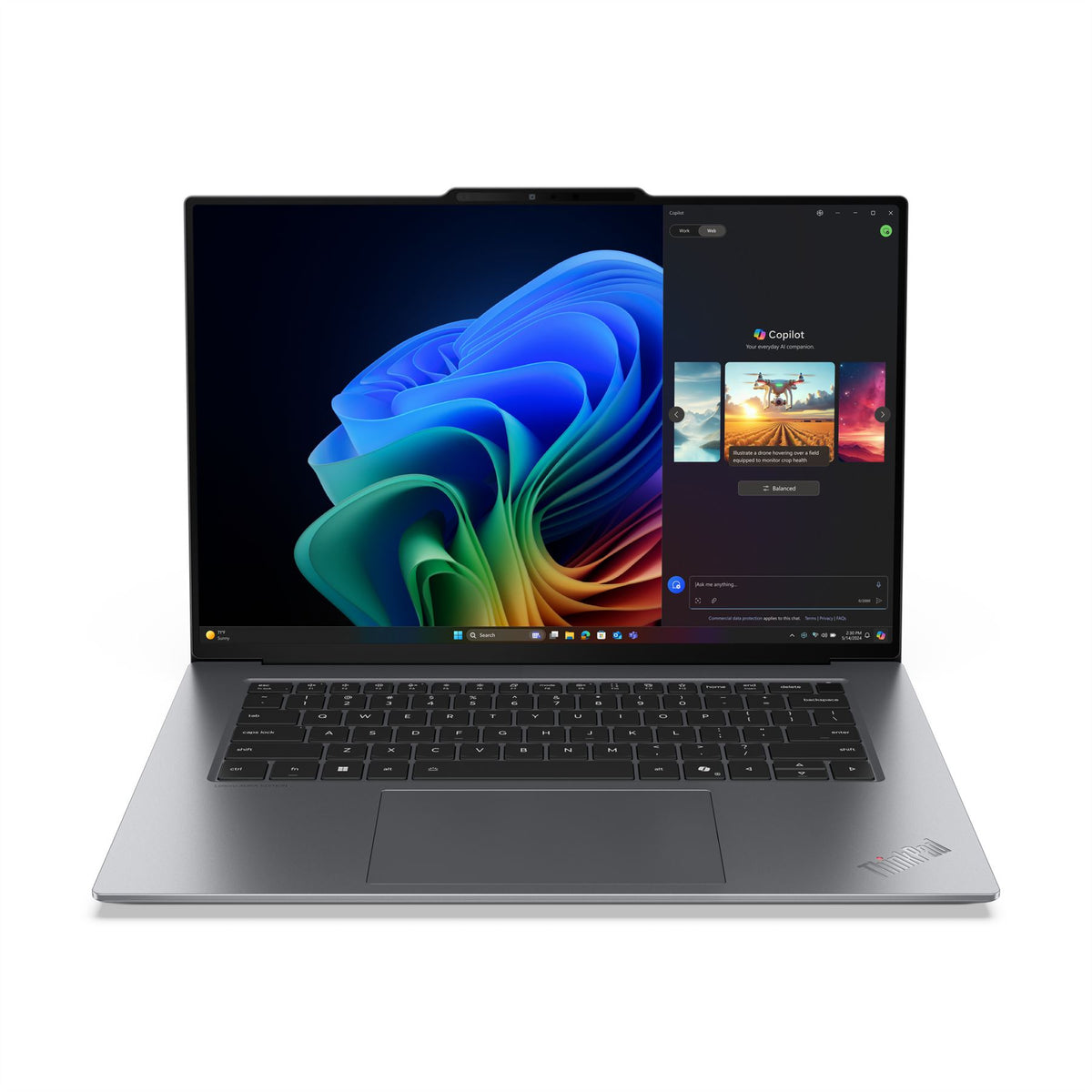 Lenovo ThinkPad X9-15 Gen 1 Aura Edition Copilot+ PC Intel Core Ultra 7 258V Laptop 38.9 cm (15.3") 2.8K 32 GB LPDDR5x-SDRAM 1 TB SSD Wi-Fi 7 (802.11be) Windows 11 Pro Grey UK English