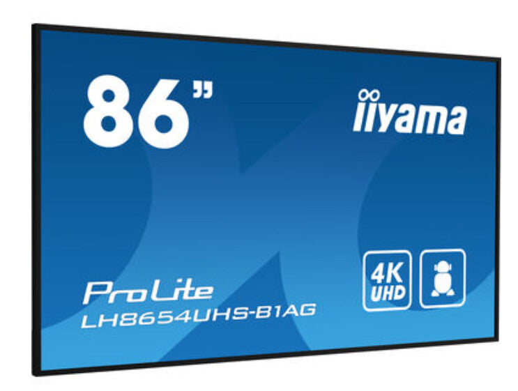 iiyama ProLite LH8654UHS-B1AG - 2.17 m (85.6") - 3840 x 2160 pixels 4K UHD LED Monitor