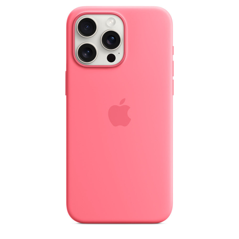 Apple MWNN3ZM/A - Silicone Case with MagSafe for iPhone 15 Pro Max in Pink