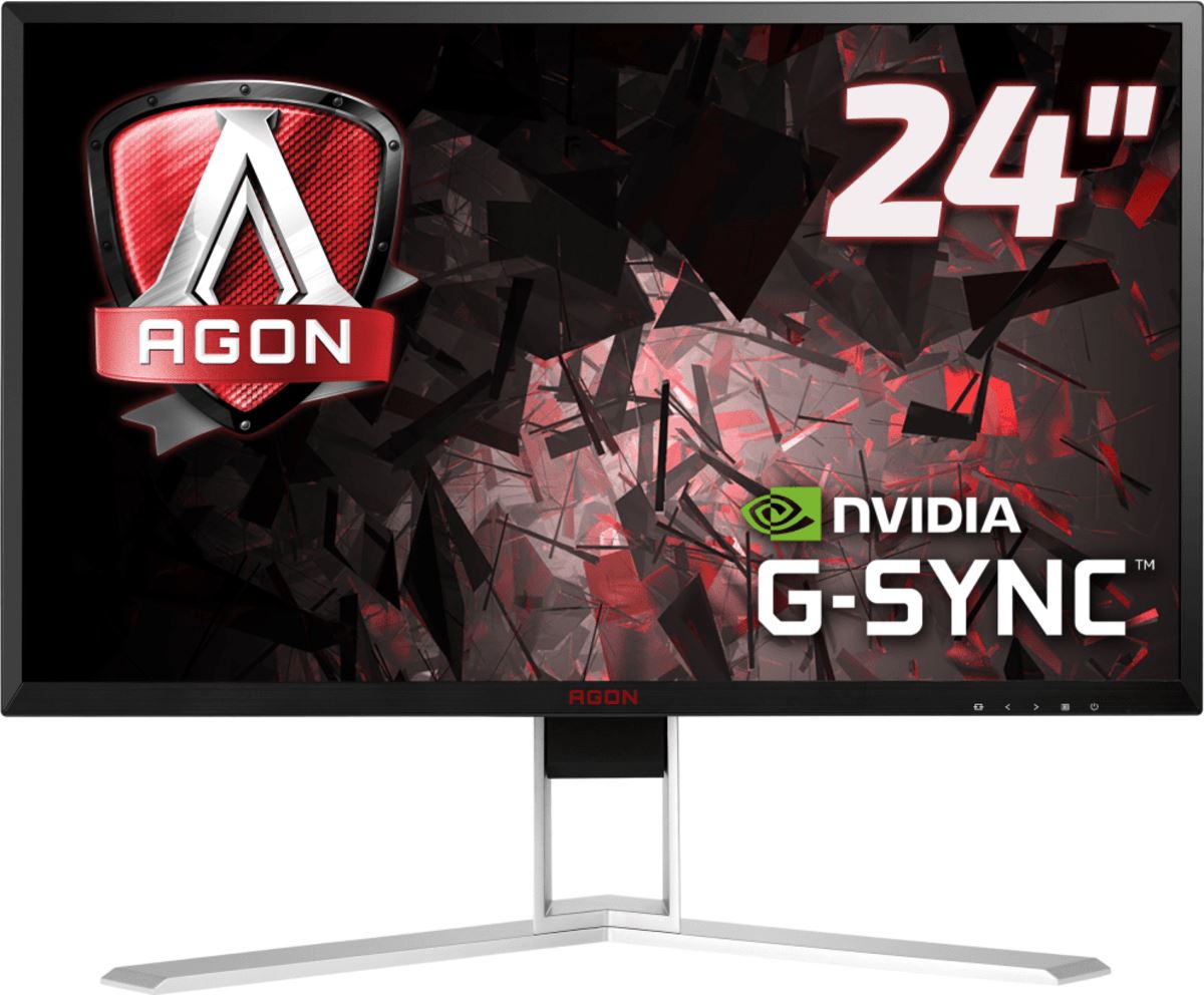 AOC AGON 1 AG241QG Computer Monitor 61 cm (24") 2560 x 1440 pixels Quad HD LED Black, Red