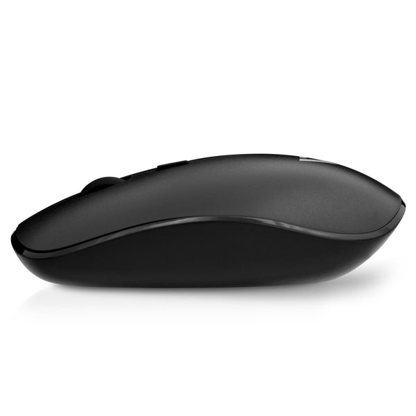 V7 Low Profile Wireless Optical Mouse in Black - 1,600 DPI - Clove ...