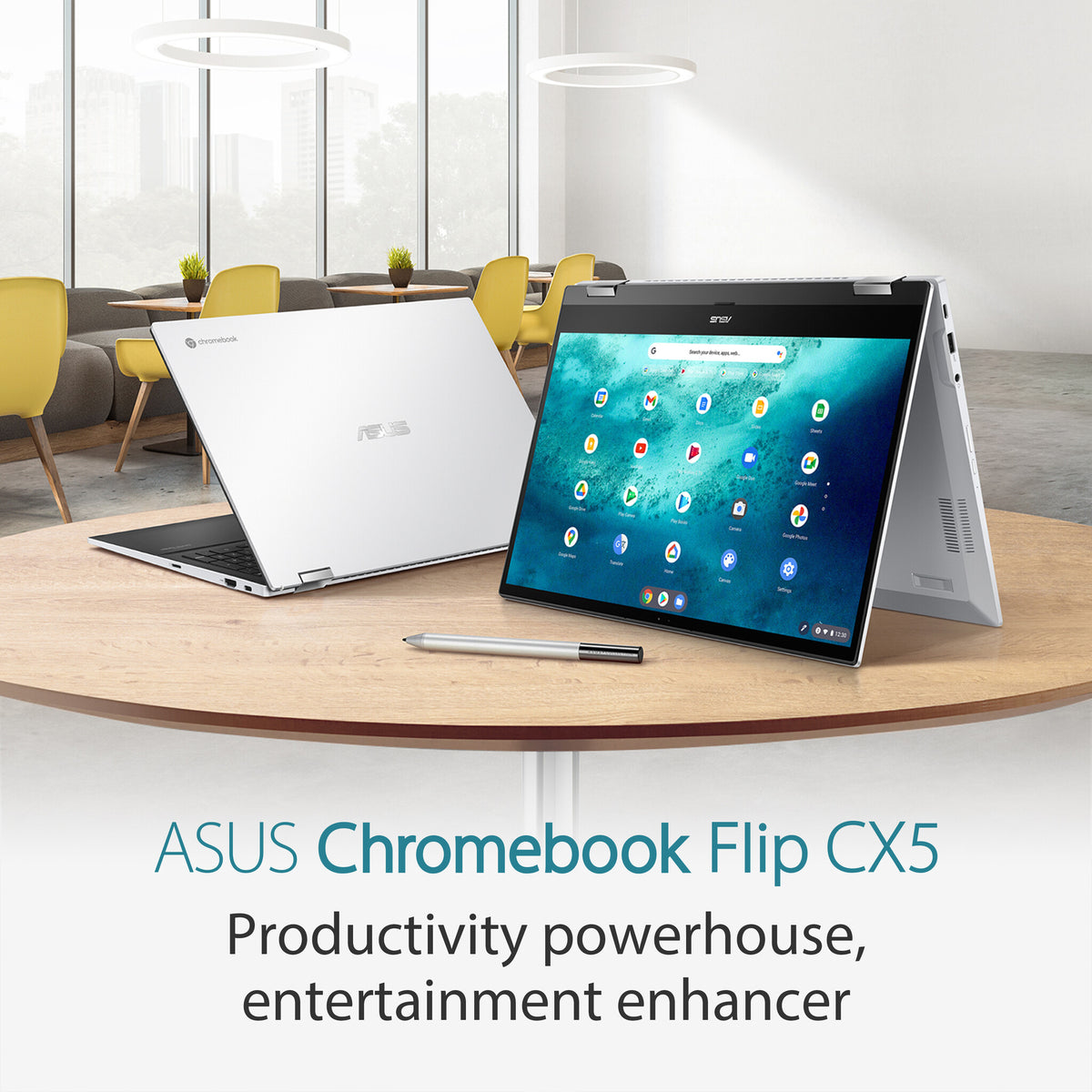 ASUS Chromebook Flip - 39.6 cm (15.6&quot;) - Touchscreen - Intel® Core™ i5-1135G7 - 8 GB LPDDR4x-SDRAM - 256 GB SSD - Wi-Fi 6 - ChromeOS - White