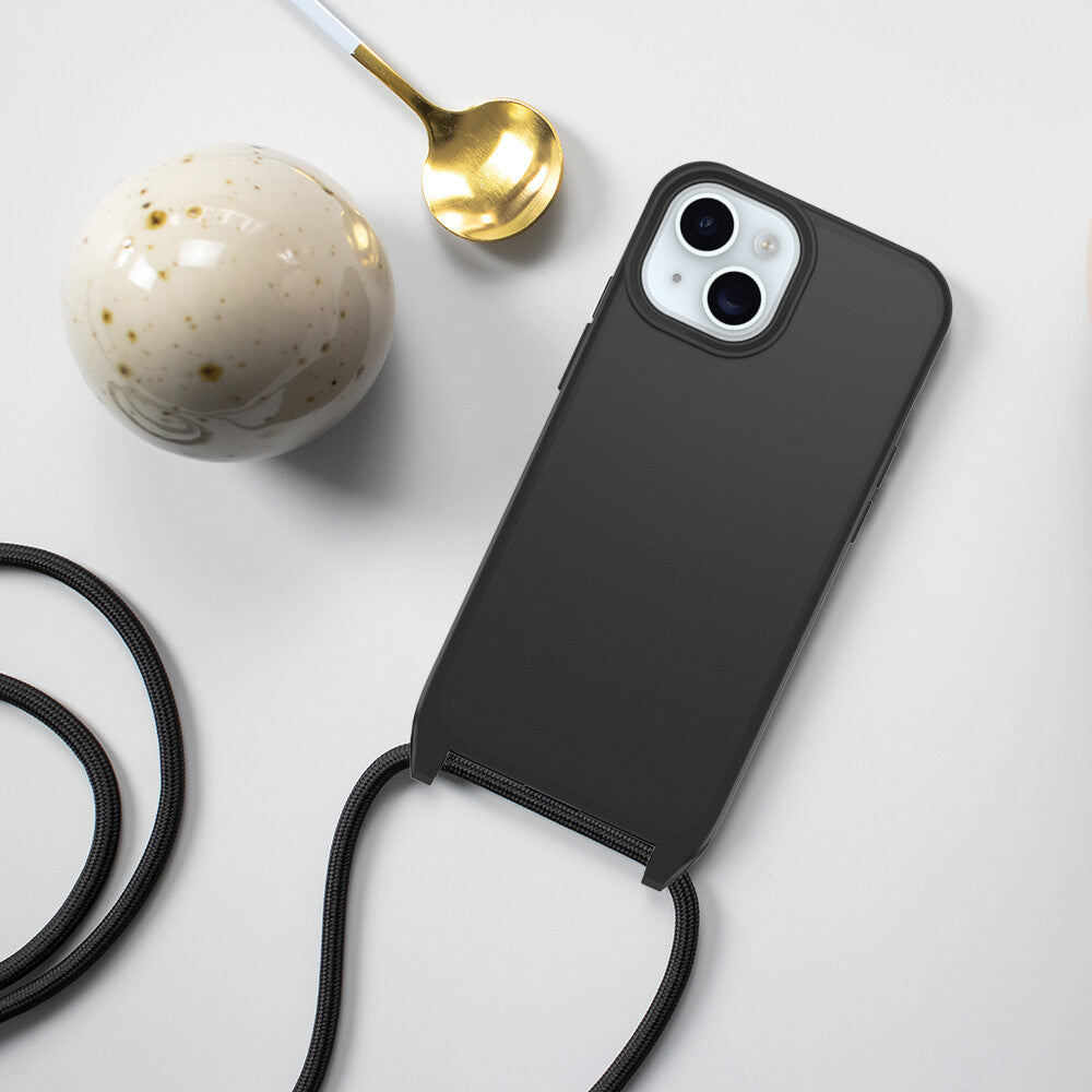 OtterBox React Series Necklace with MagSafe for iPhone 15 in Black