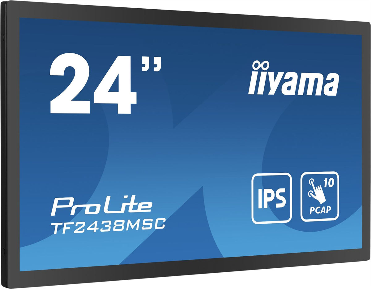 iiyama TF2438MSC-B1 computer monitor 60.5 cm (23.8") 1920 x 1080 pixels Full HD LED Touchscreen Black