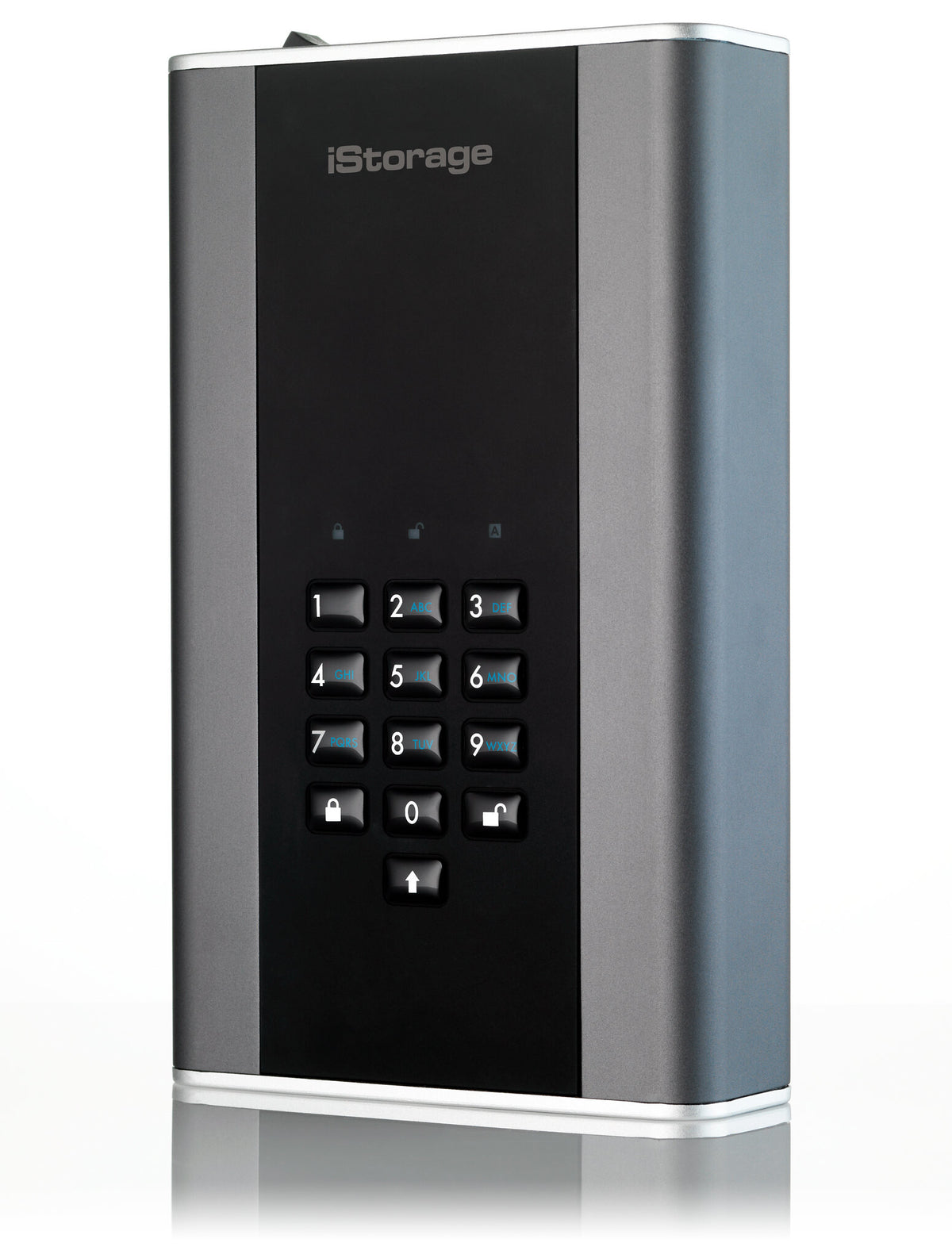 iStorage diskAshur DT2 - Secure Encrypted Desktop Hard Drive in Graphite - Password Protected - 3 TB