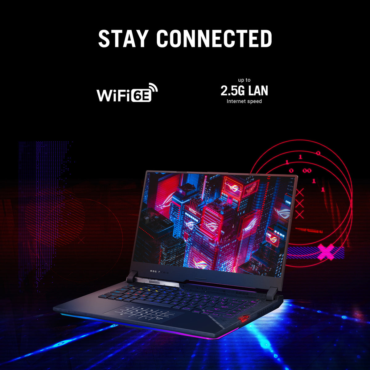 ASUS ROG Strix SCAR 15 Gaming Laptop - Wide Quad HD - 39.6 cm (15.6") - Intel® Core™ i9-12900H - 16 GB DDR5-SDRAM - 2 TB SSD - NVIDIA GeForce RTX 3070 Ti - Wi-Fi 6E - Windows 11 Home - Black