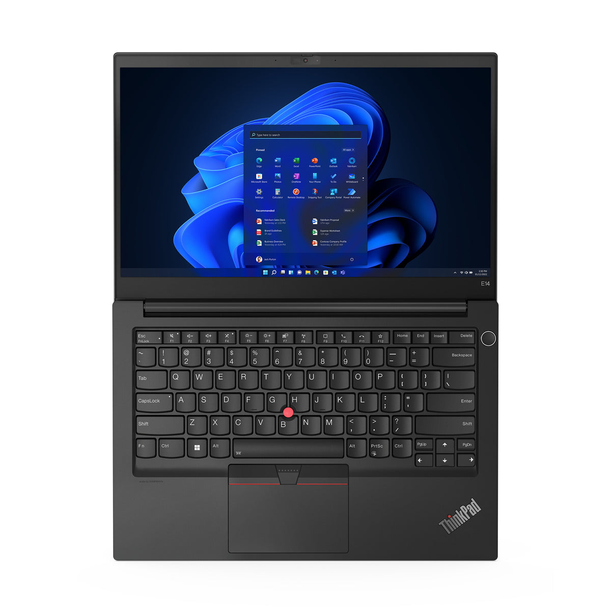 Lenovo ThinkPad E14 Laptop - 35.6 cm (14") - AMD Ryzen™ 5 5625U - 8 GB DDR4-SDRAM - 256 GB SSD - Wi-Fi 6 - Windows 11 Pro - Black