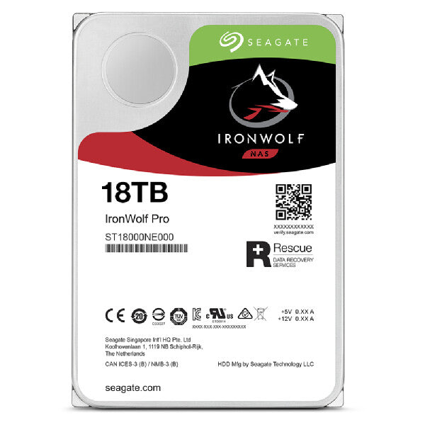Seagate IronWolf Pro - Serial ATA III 3.5" Internal hard drive - 18 TB