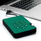 iStorage diskAshur2 - Secure Encrypted External solid state drive in Green - 256 GB