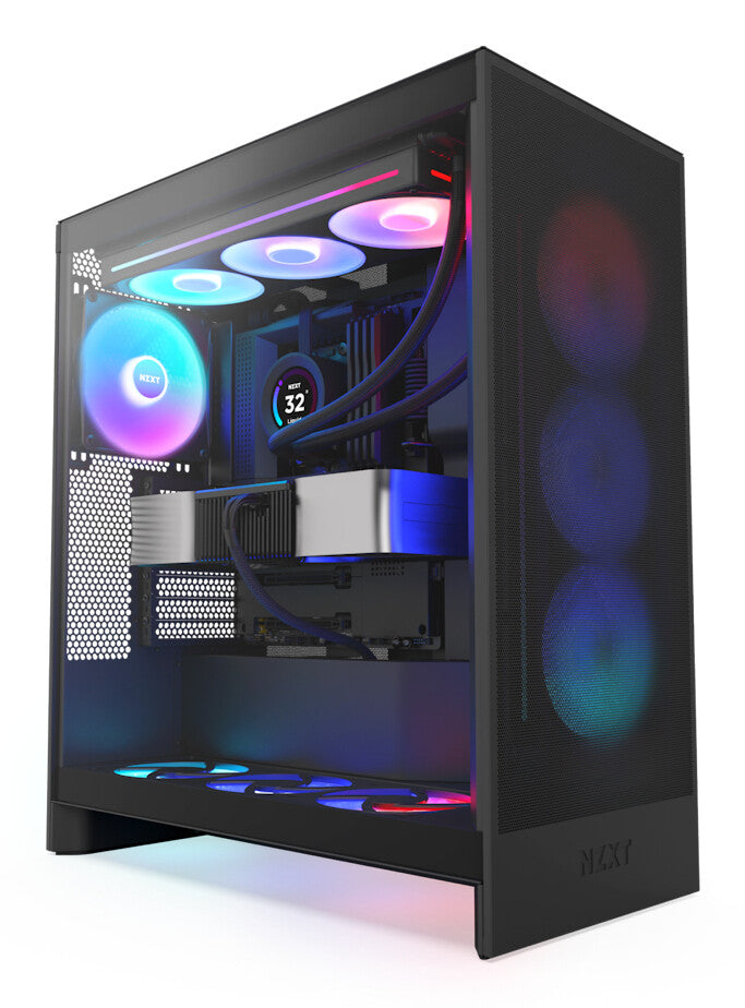 NZXT H7 Flow RGB (2024) - ATX Mid Tower Case in Black