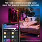 Philips Hue Lily Outdoor Lights Base Kit in Black - White and colour ambience (Pack of 3 & Bridge)