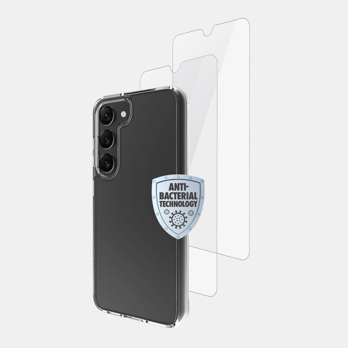 Skech Protection 360 Protection Kit for Galaxy S23 Plus in Transparent
