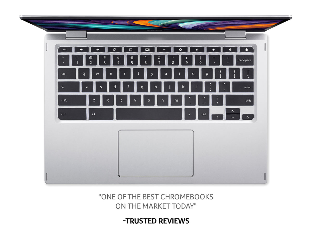 Acer Chromebook Spin 513 CP513-1H Laptop - 33.8 cm (13.3&quot;) -  Touchscreen - Qualcomm Snapdragon 7c (Gen 2) - 8 GB LPDDR4x-SDRAM - 64 GB eMMC - Wi-Fi 5 - Chrome OS - Silver