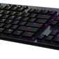 Logitech G - G915 LIGHTSPEED RGB -  RF Wireless + Bluetooth RGB Mechanical Gaming Keyboard in Carbon (QWERTY UK)