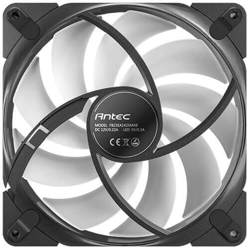 Antec Tranquil 140 ARGB Computer case Fan 14 cm Black, Grey 1 pc(s)