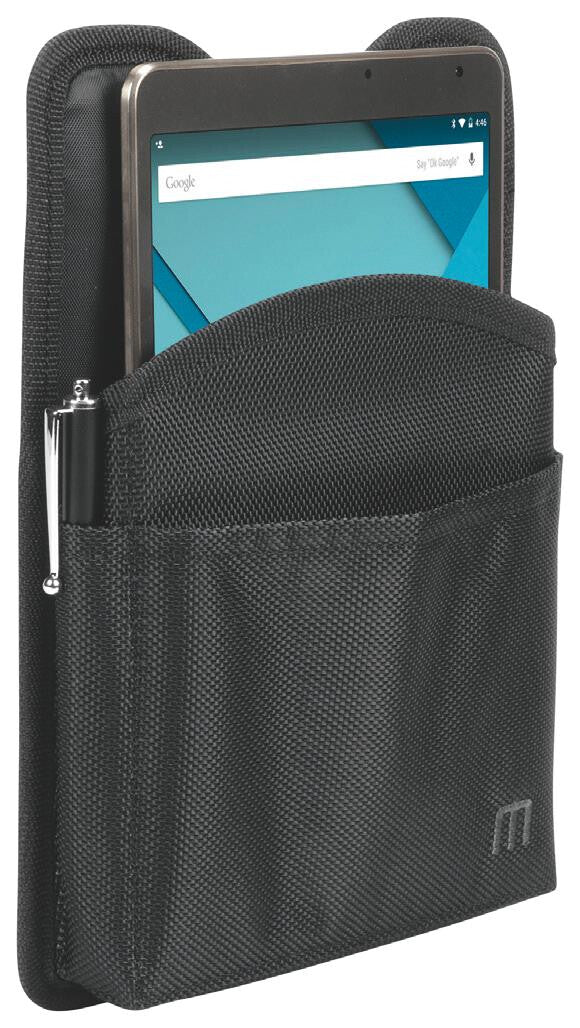 Mobilis RefugeTablet holster with belt for 10" Universal Tablets in Black