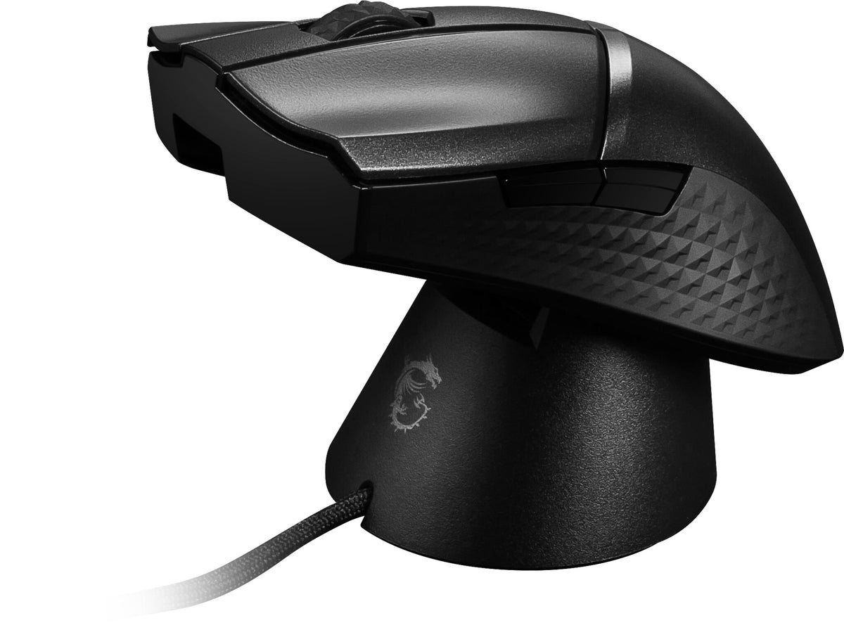 MSI CLUTCH GM31 LIGHTWEIGHT WIRELESS - RF Wireless Optical Mouse in Black - 12,000 DPI